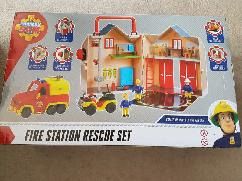fireman sam station rescue set